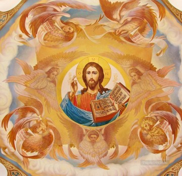 宗教的 Painting - キリスト・パントクラトル教会